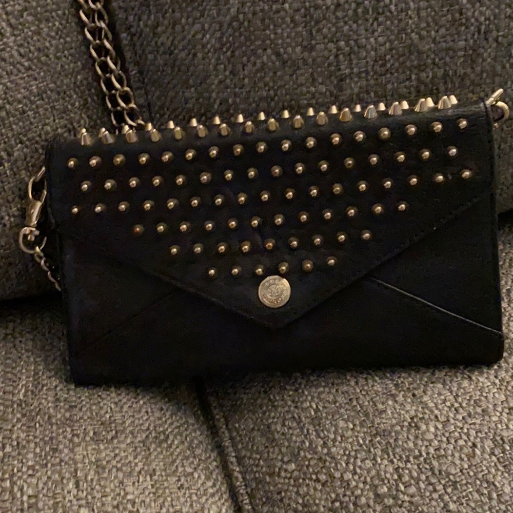 Black Rebecca Minkoff spiked cross body